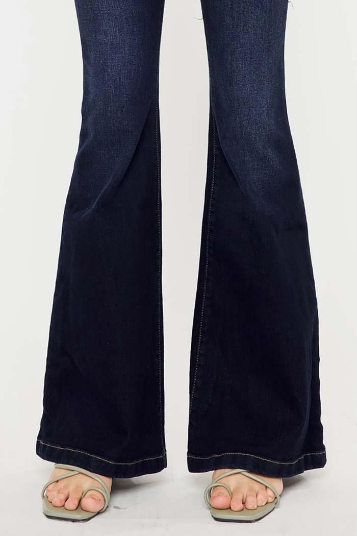 High Rise Super Flare Jeans Product Image