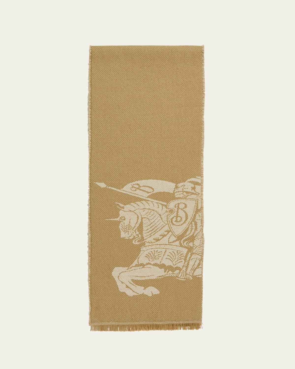 Mens Denim-Effect EKD Scarf Product Image