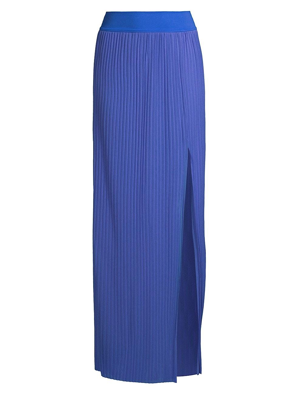 Womens Mia Pleated Mesh Maxi Skirt Product Image