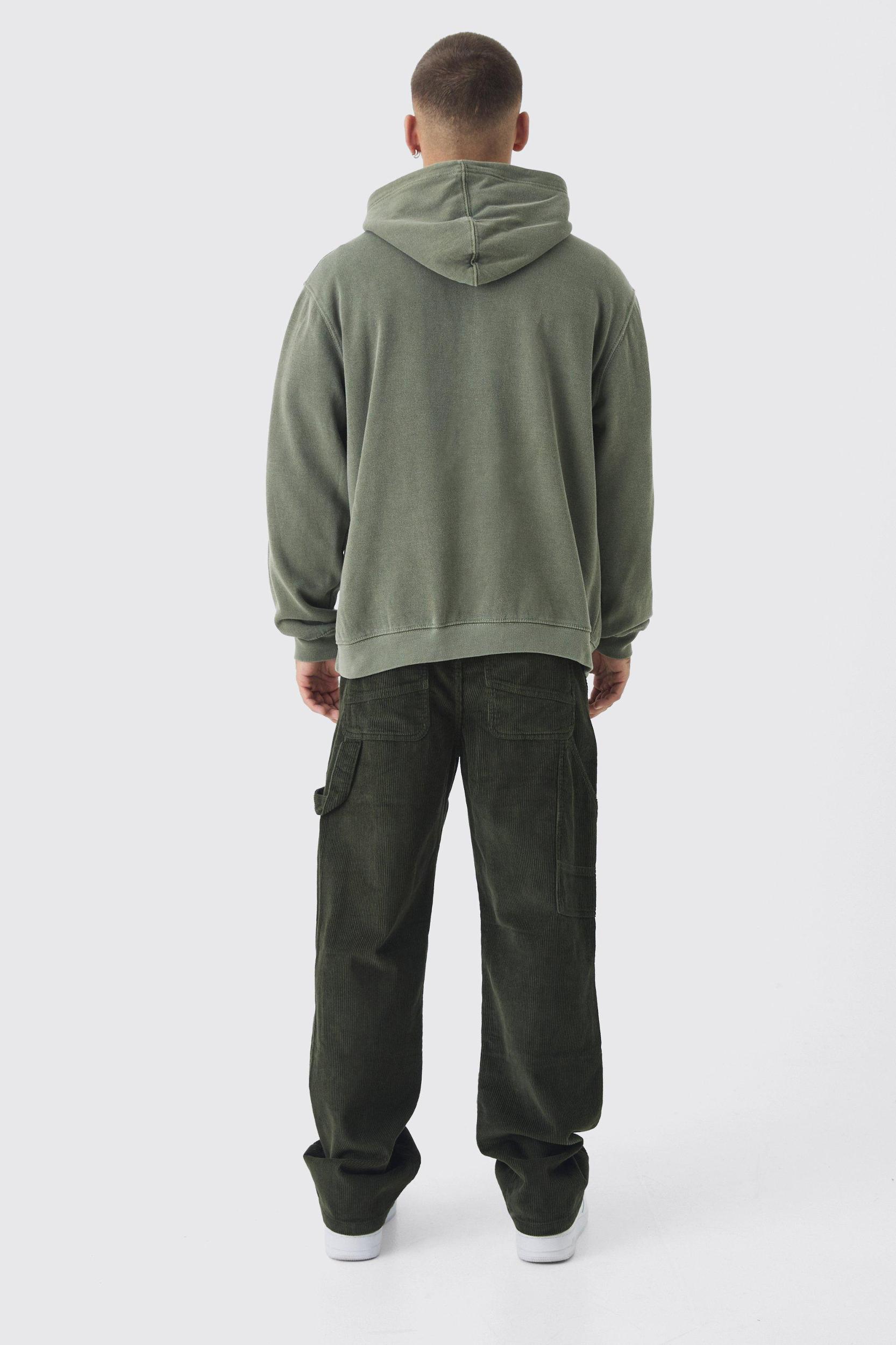 Relaxed Corduroy Carpenter Pants | boohooMAN USA Product Image