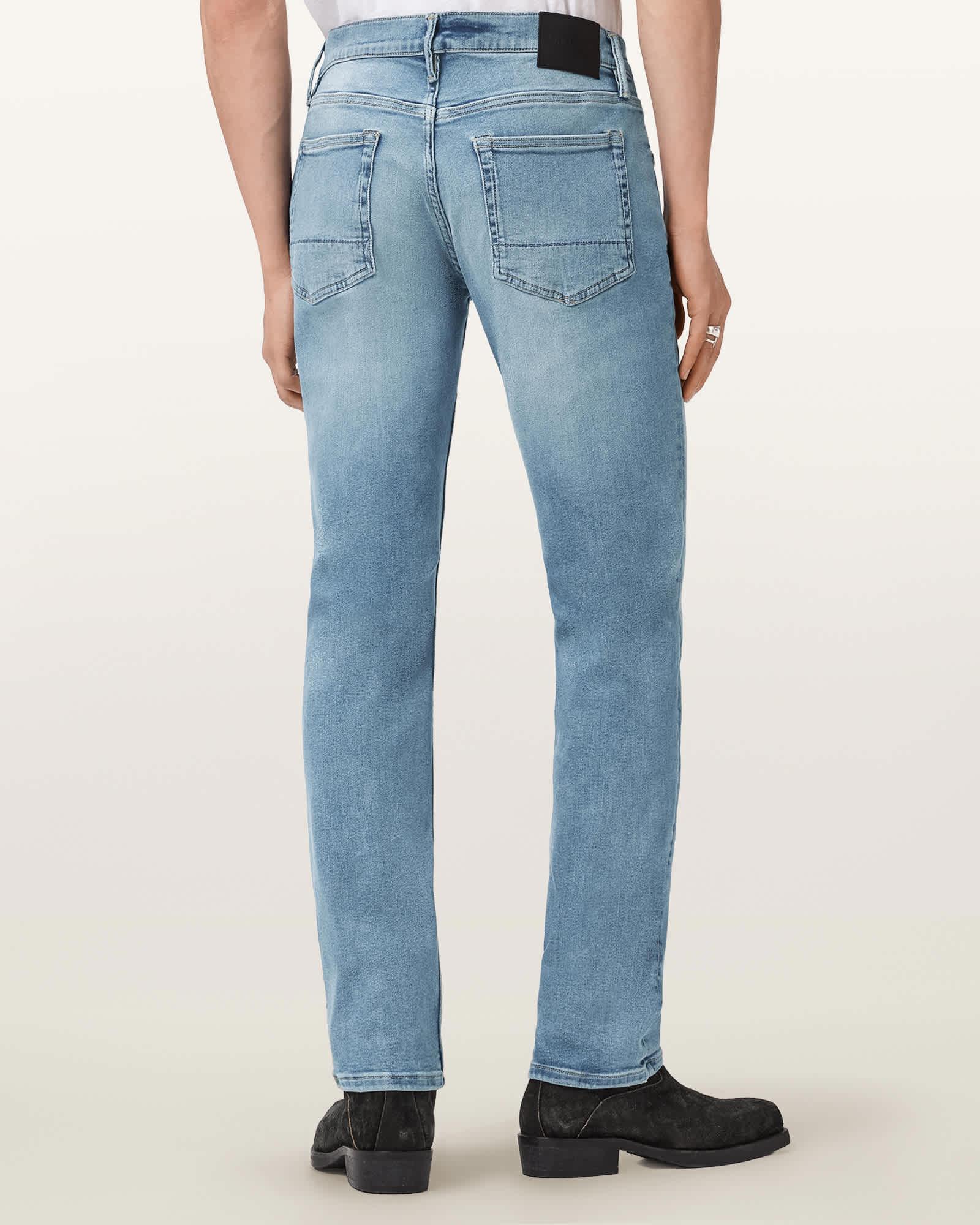 Sid Skinny Fit Denim Jeans Light Indigo | ALLSAINTS US Product Image