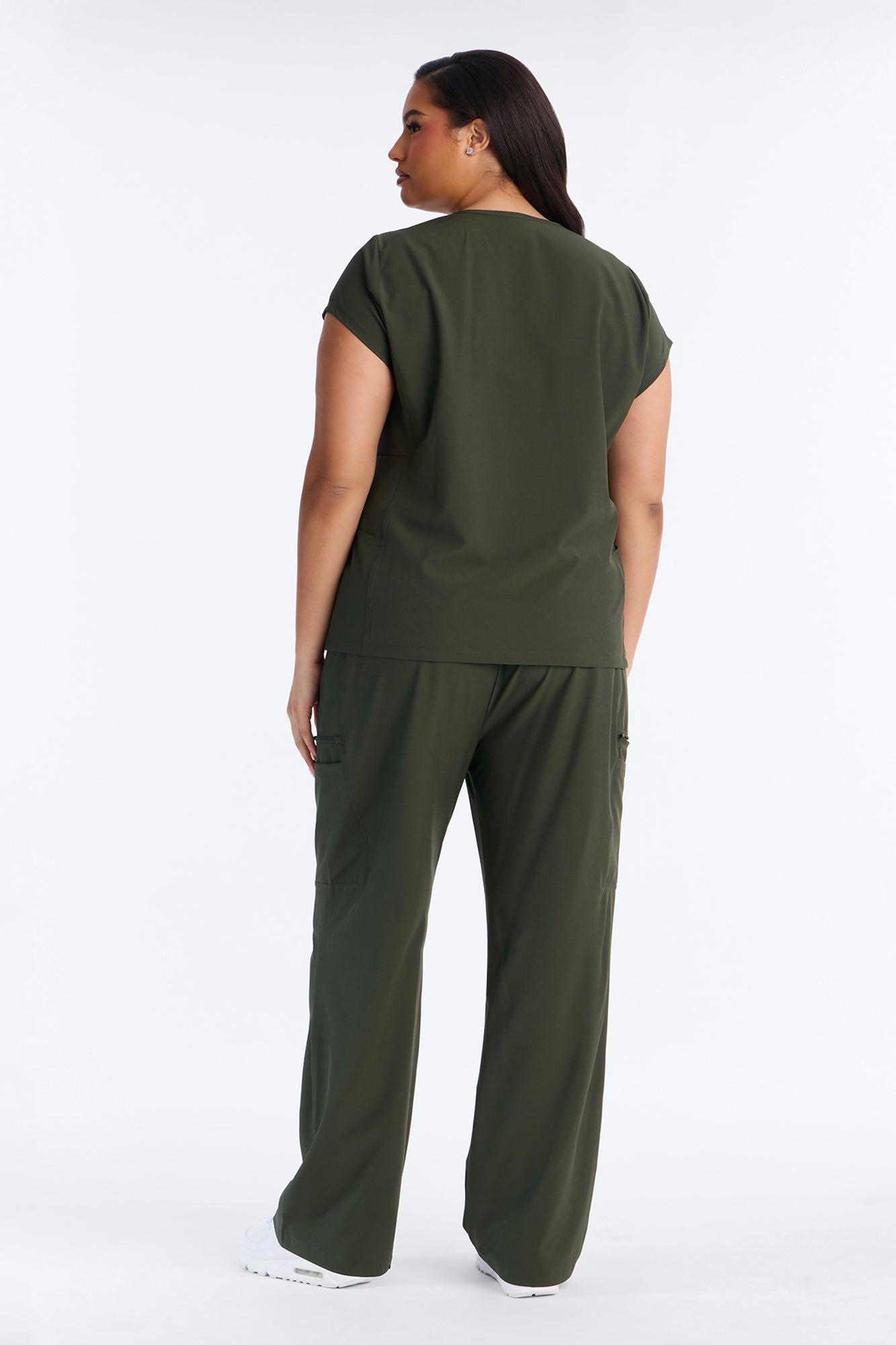 Wrap It Up Scrub Set - Olive Female Product Image