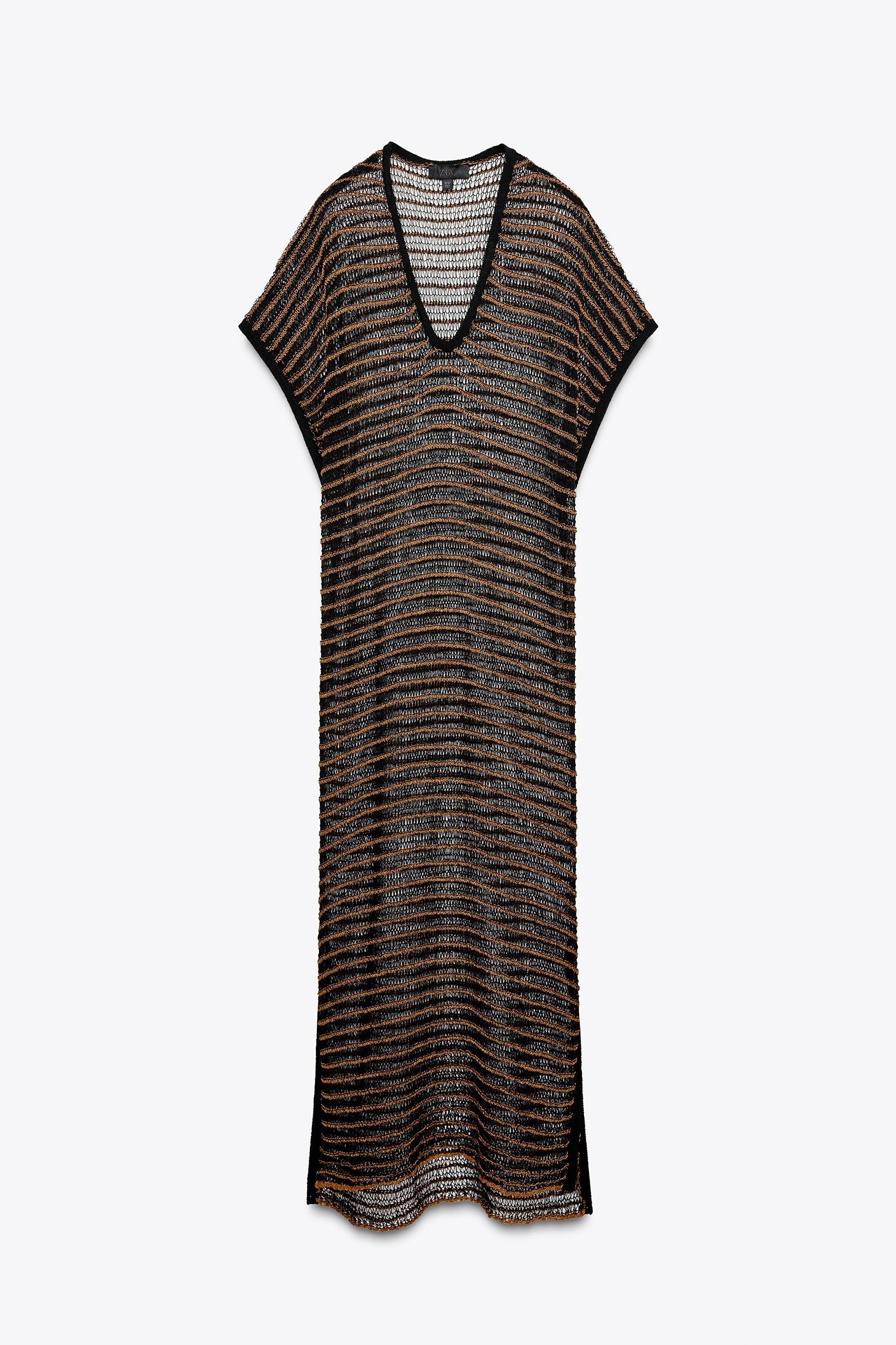 OPEN KNIT DRESS Product Image