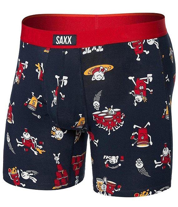 SAXX Vibe Super Soft Printed 6#double; Inseam Boxer Briefs Product Image