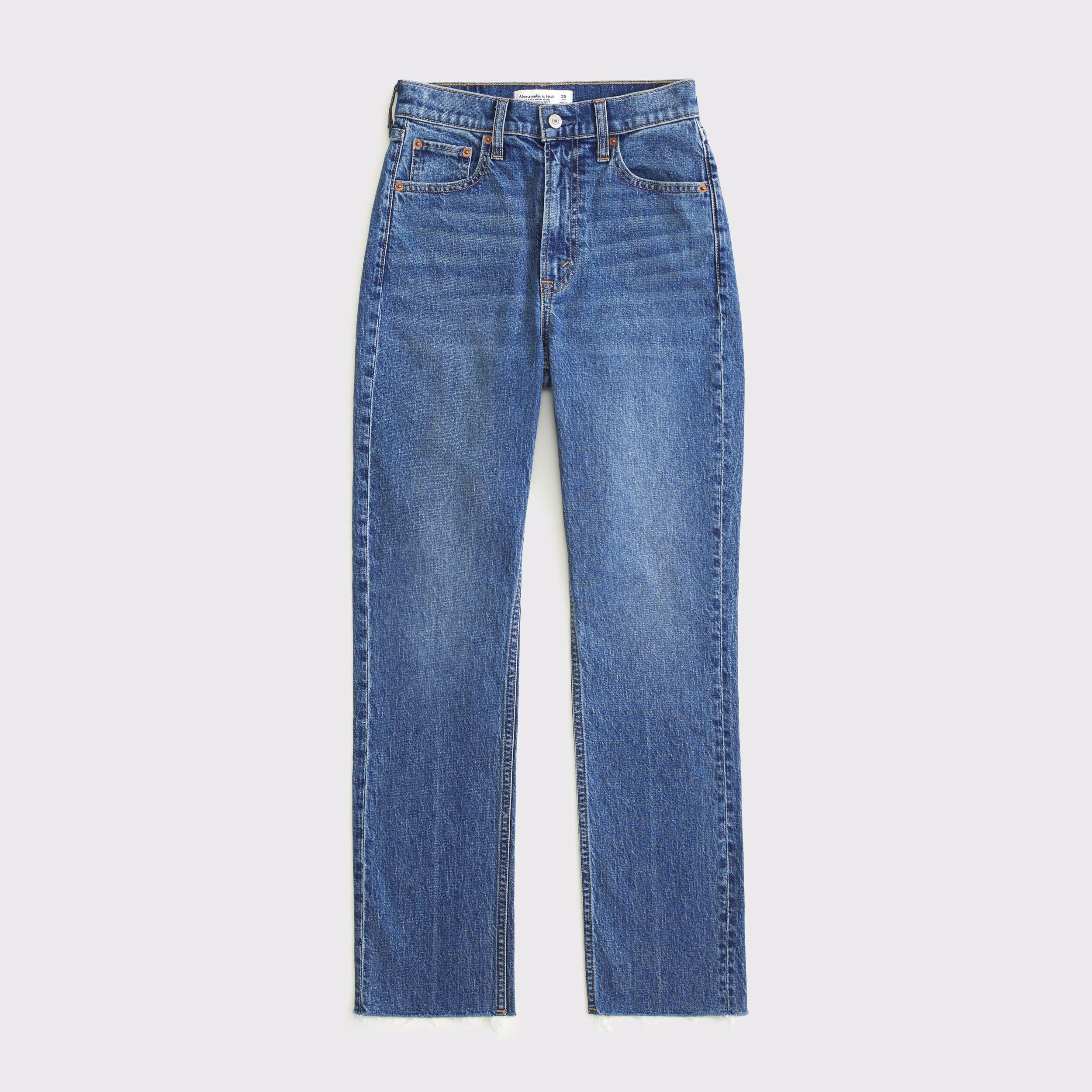 Ultra High Rise Ankle Straight Jean Product Image