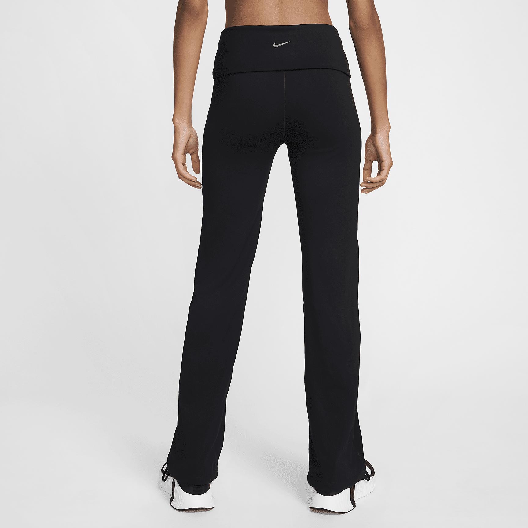 Nike Womens One Dri-FIT High-Waisted Fold-Over Pants | FV7848-010 Product Image