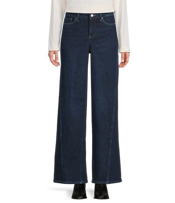 NYDJ Petite Size Teresa Lift Tuck® Technology Wide Leg Denim Jeans Product Image