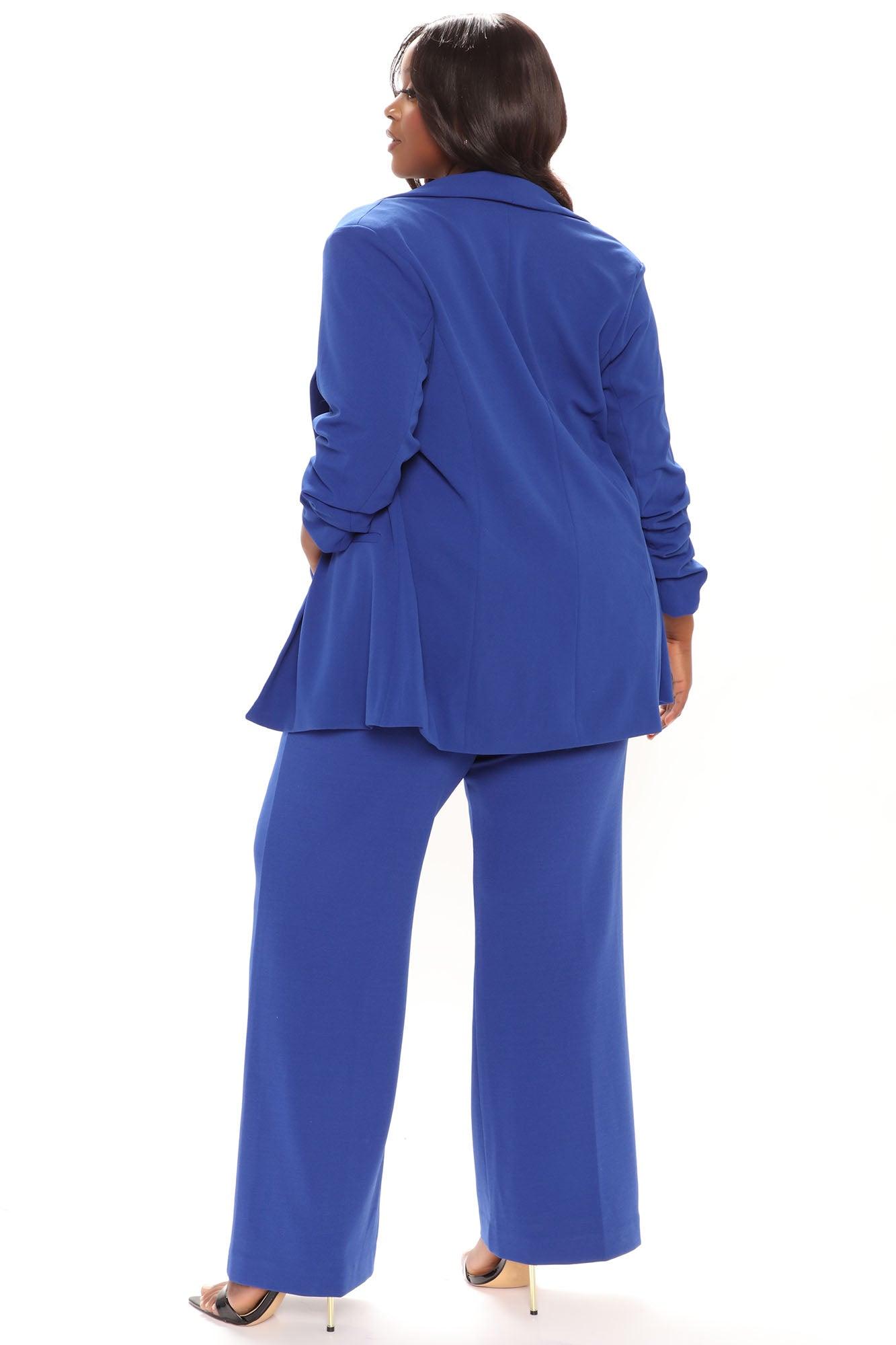 The Celine Blazer - Royal Product Image