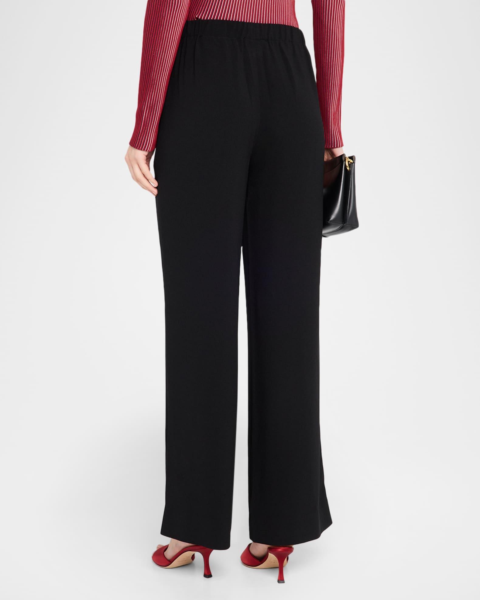 High-Rise Stretch Trousers Product Image