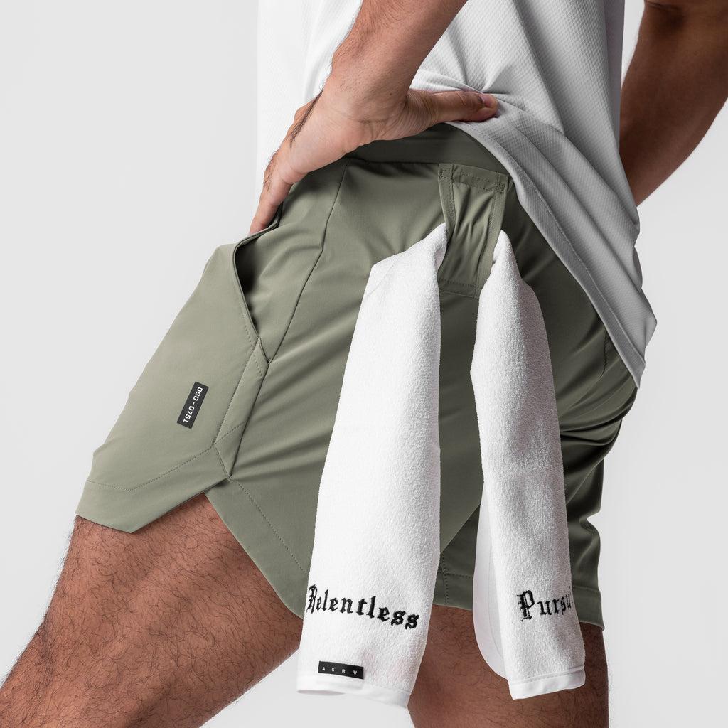 0751. Tetra-Lite® 5" Linerless Short - Sage "Black Wings" Male Product Image