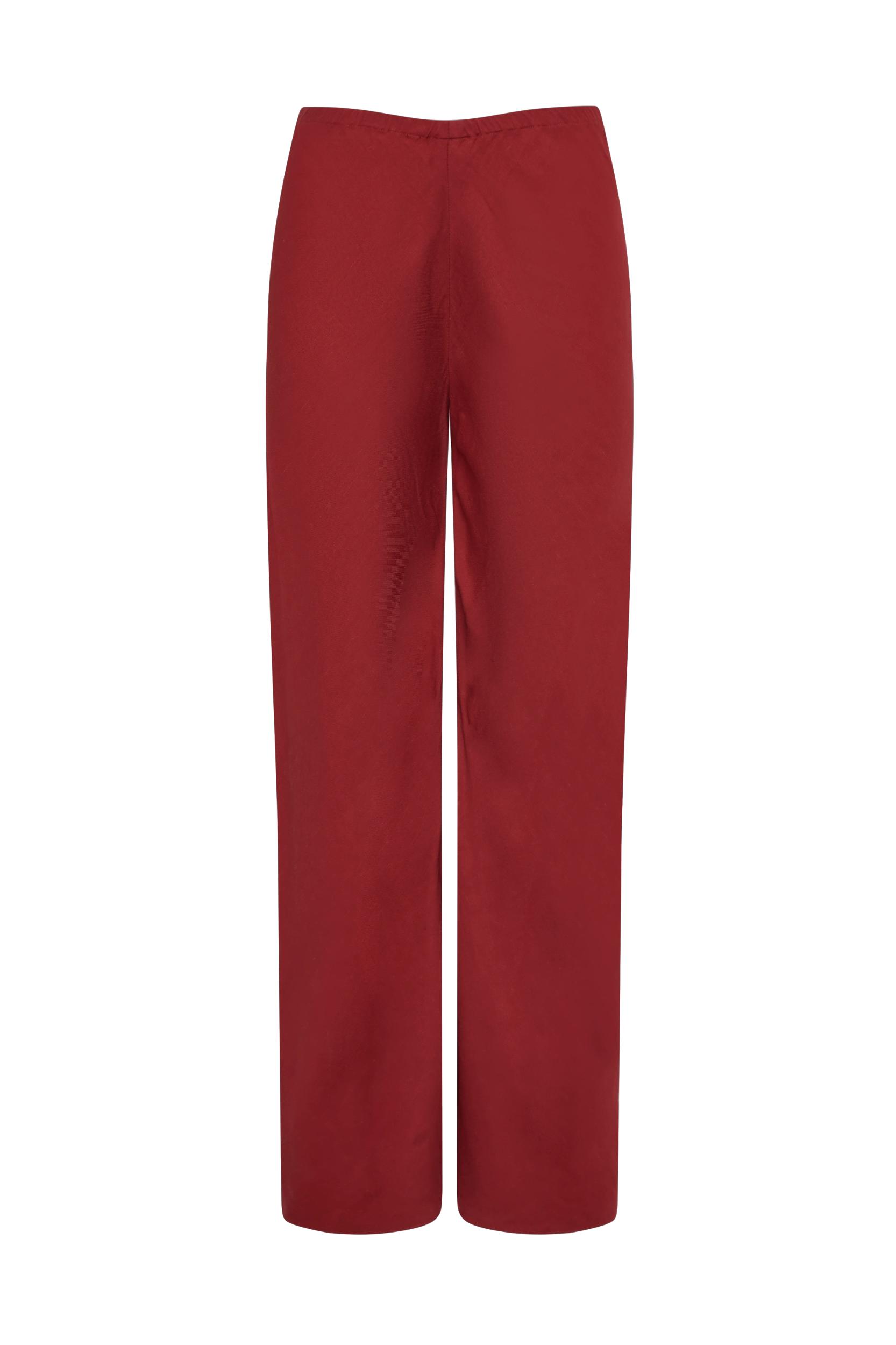 Florine Pant Deep Red - Final Sale Product Image