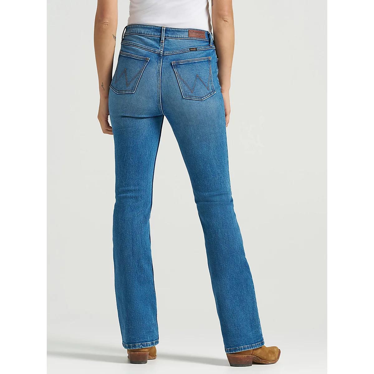Women's Wrangler® High Rise Bold Boot Jean in Carolina Product Image