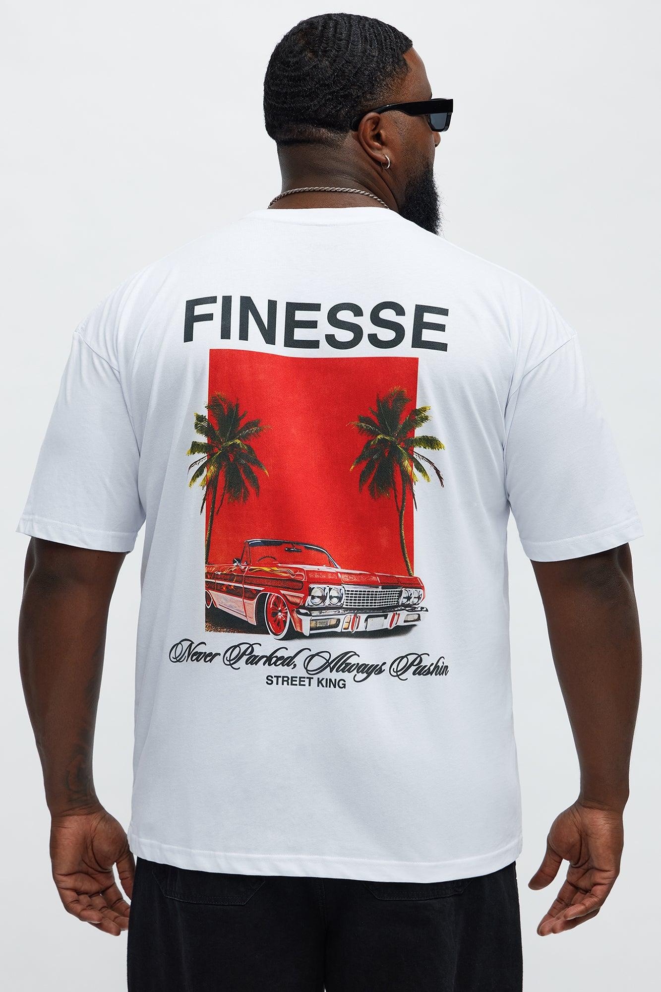 Finesse Street King Short Sleeve Tee - White Product Image