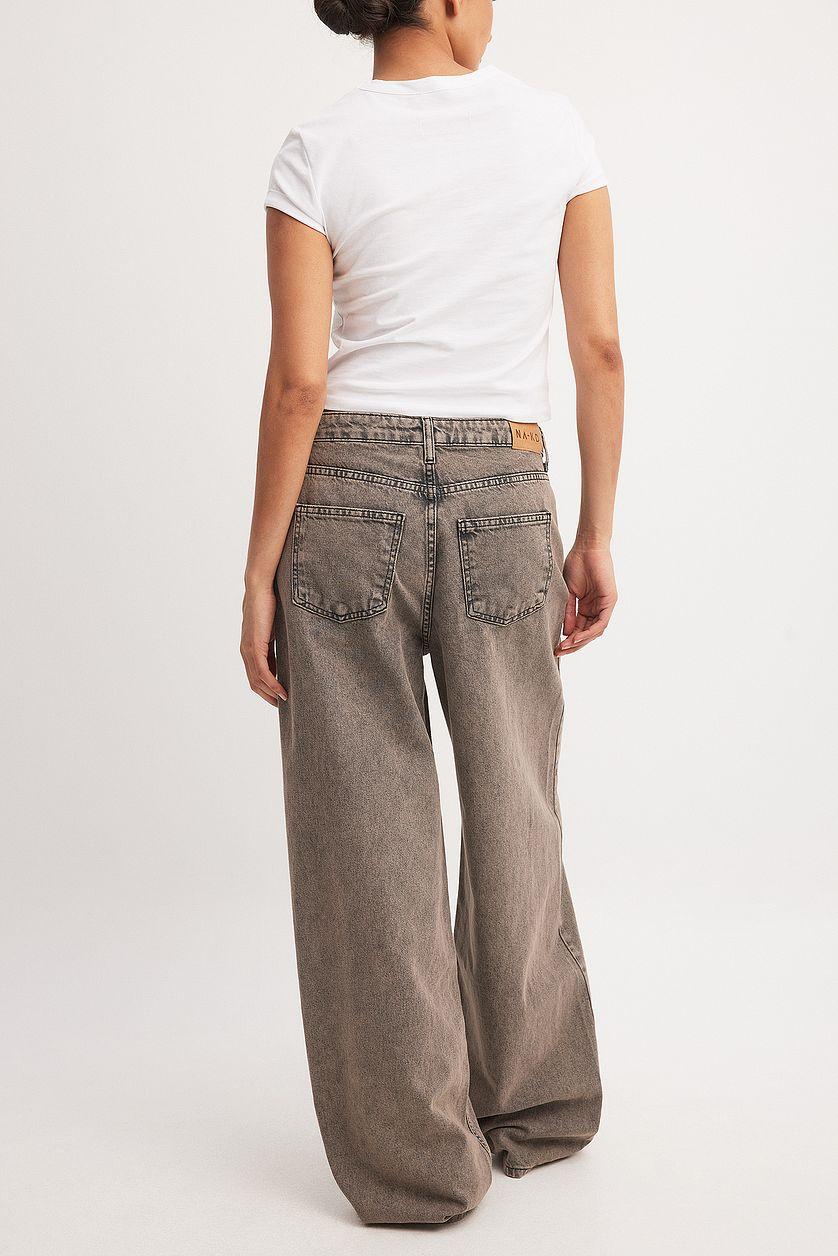 Loose Low Waist Long Jeans Product Image