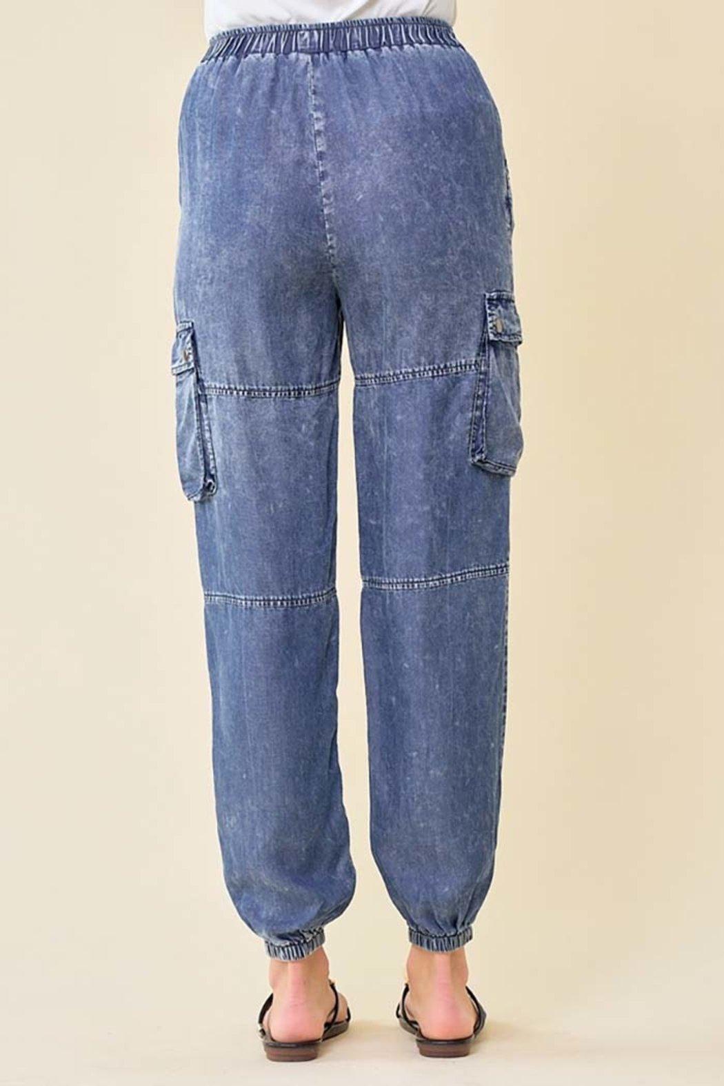 Denim Cargo Jogger Product Image