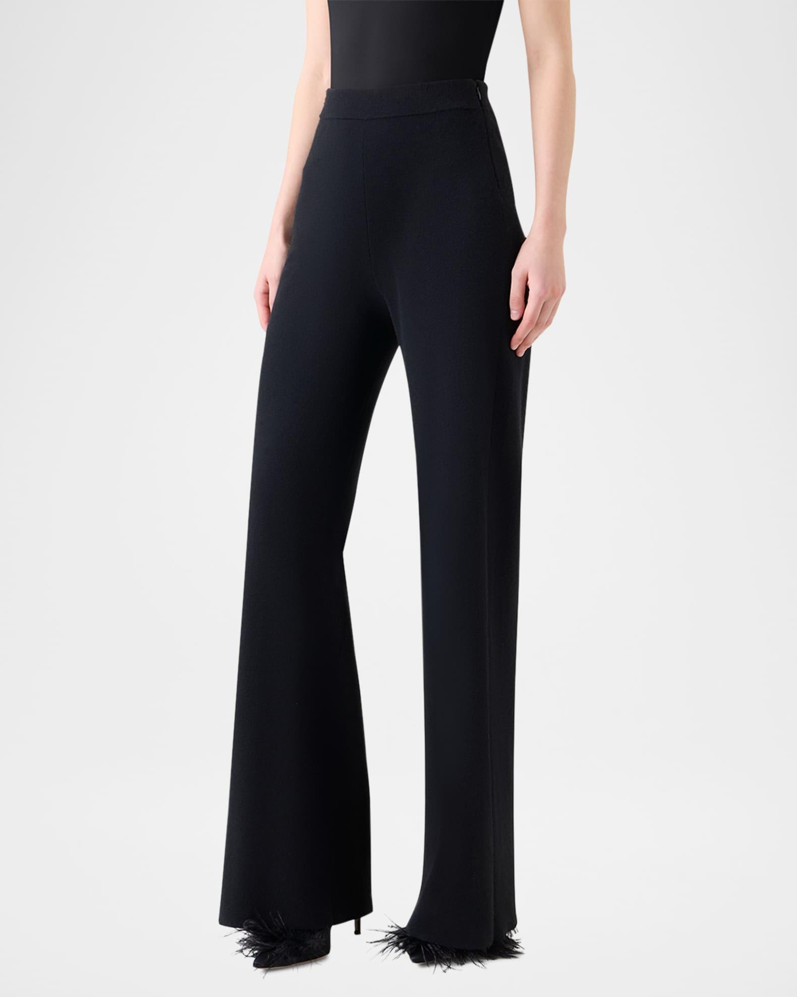 Cashmere Milano Knit Bootcut-Leg Pants Product Image