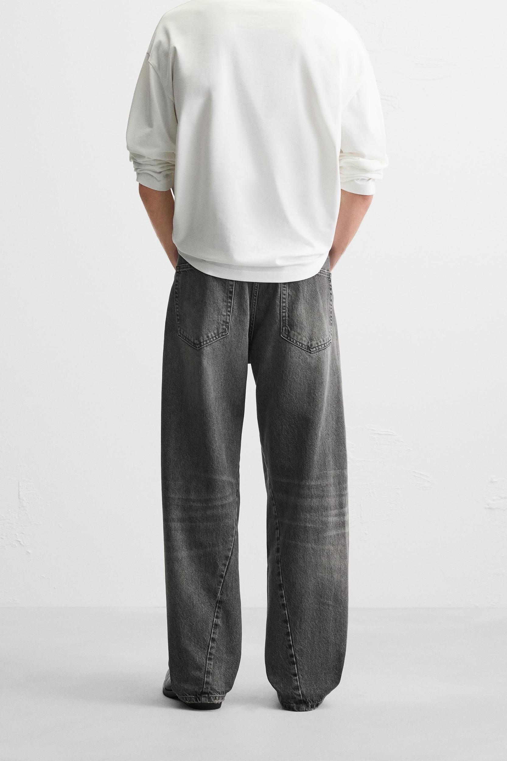 BAGGY FIT JEANS WITH SEAMS Product Image