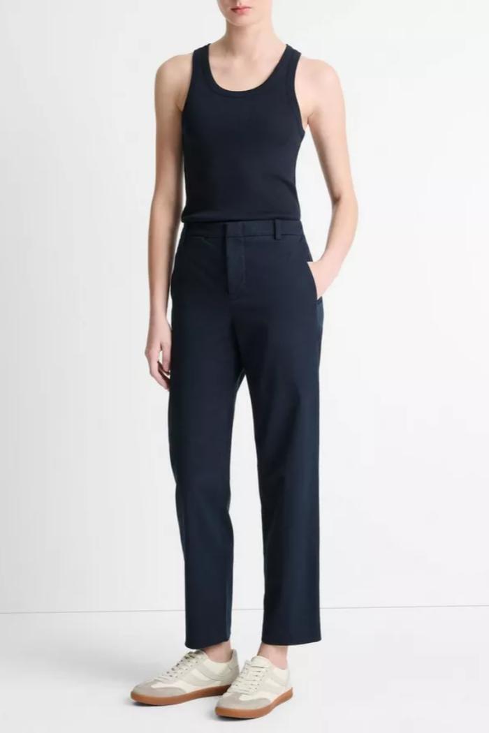 Mid-Rise Italian Stretch-Cotton Chino Pant Product Image