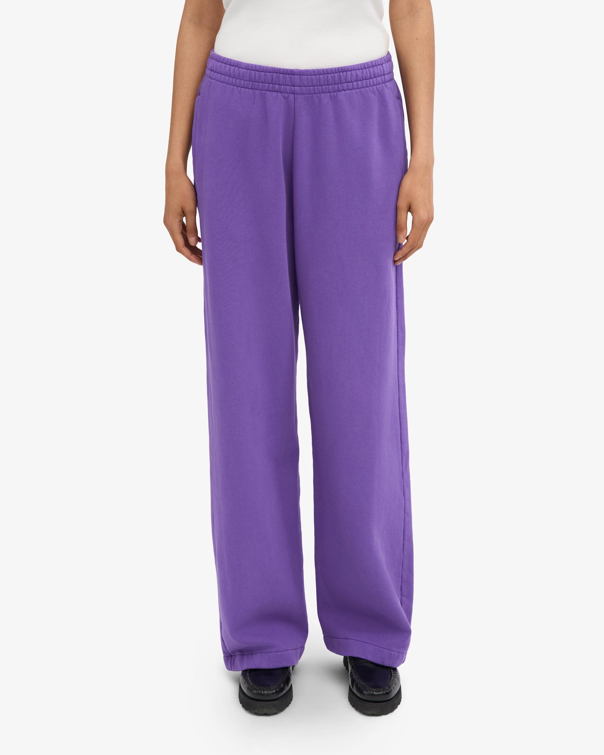 Organic Straight Leg Sweatpants - Ultra Violet Product Image