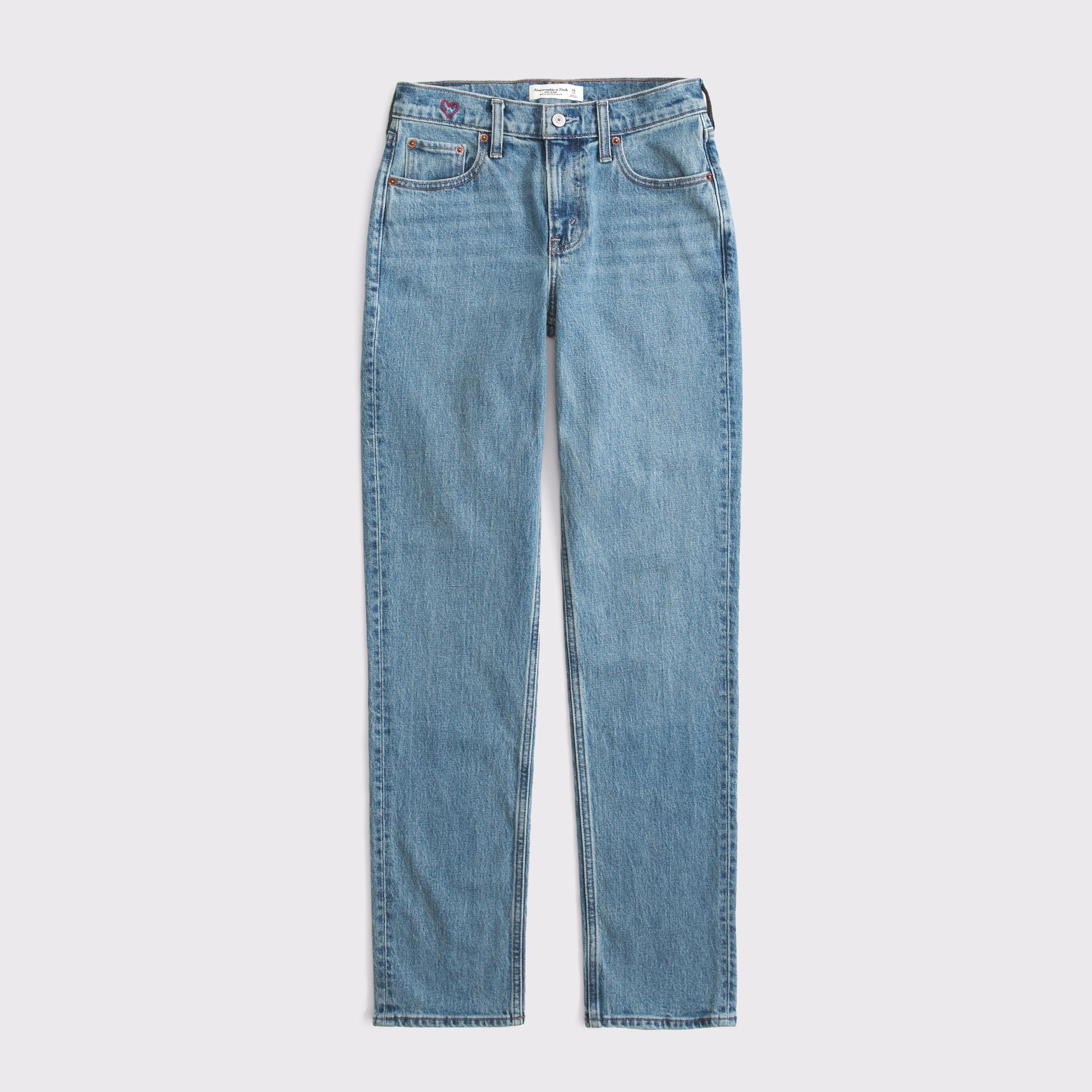 Mid Rise 90s Straight Jean Product Image