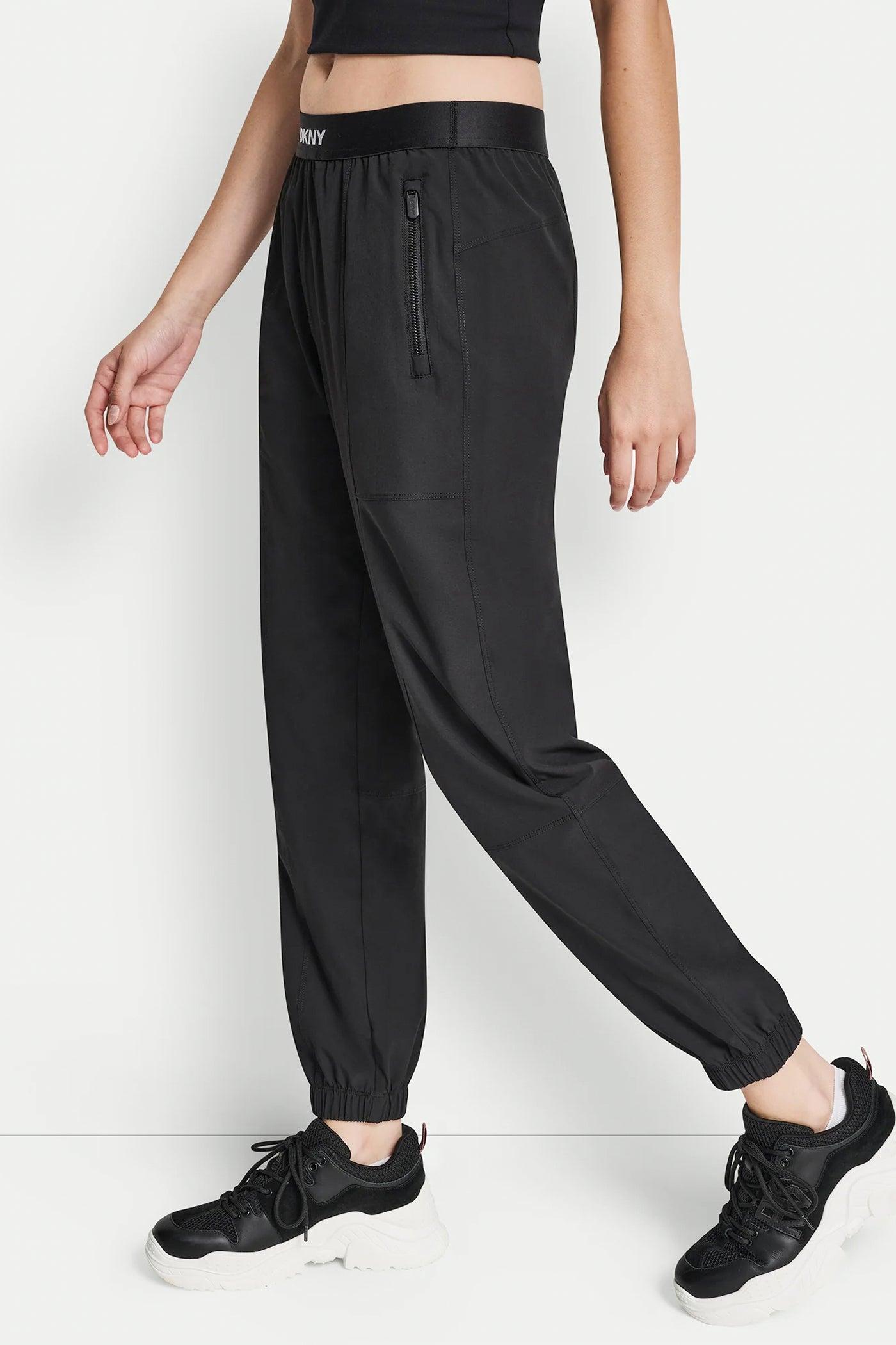 EXTRA HIGH-RISE LOGO-WAIST WIDE-LEG JOGGER Product Image