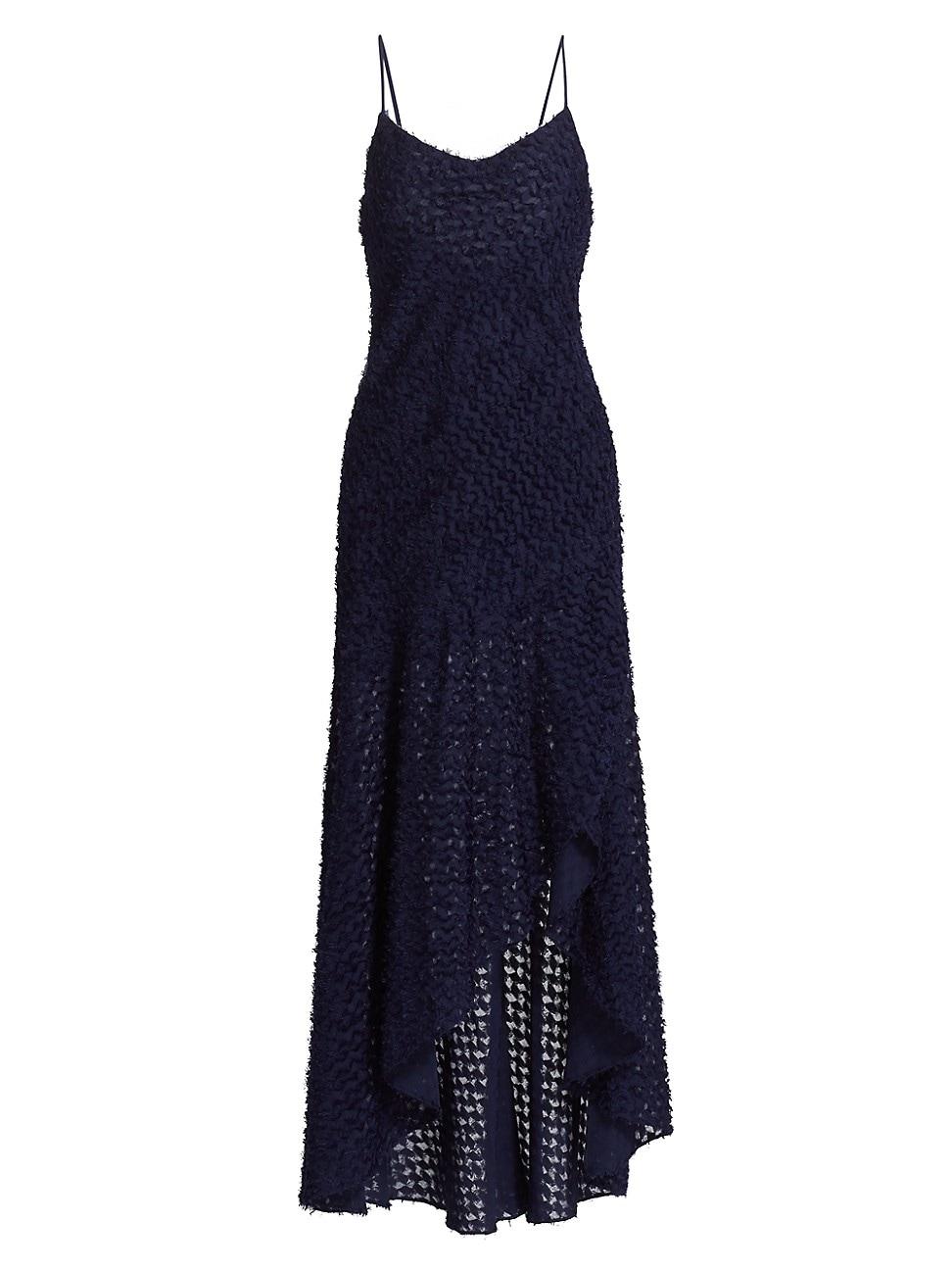 Womens Lorena Textured High-Low Maxi Dress Size 0 Product Image