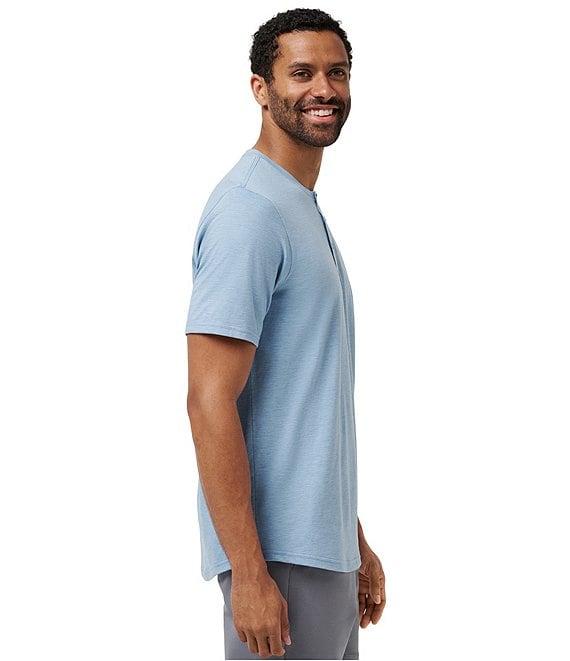 TravisMathew All Adrift Short Sleeve Henley Shirt Product Image