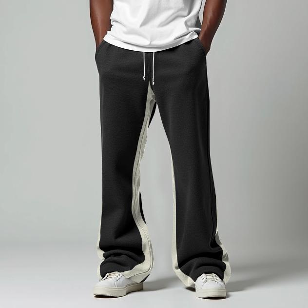 Sopula Men's Essential Patchwork Flared SweatPants Product Image