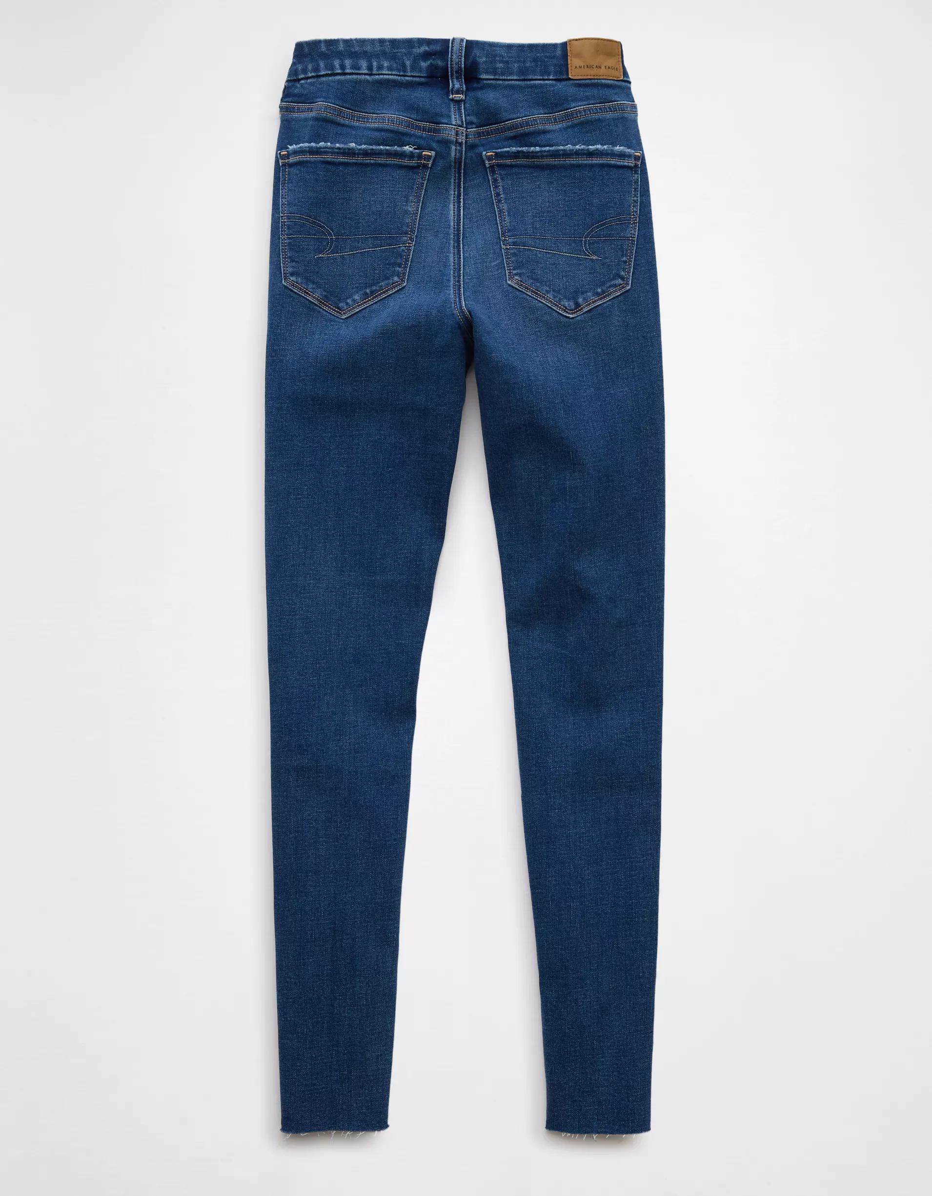 AE Next Level Curvy Ripped High-Waisted Jegging Product Image