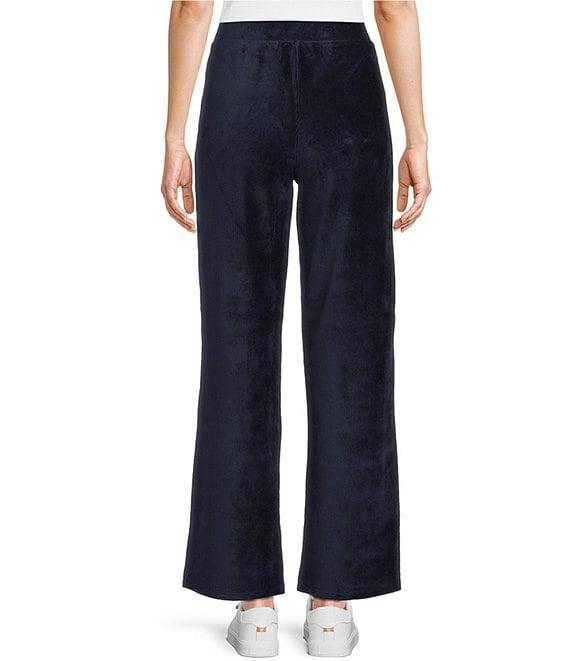 Westbound Coordinating Velour Rib Pull On Wide Leg Pants Product Image