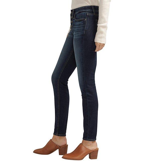 Silver Jeans Co. Suki Mid Rise Curvy Fit Skinny Leg Jeans Product Image