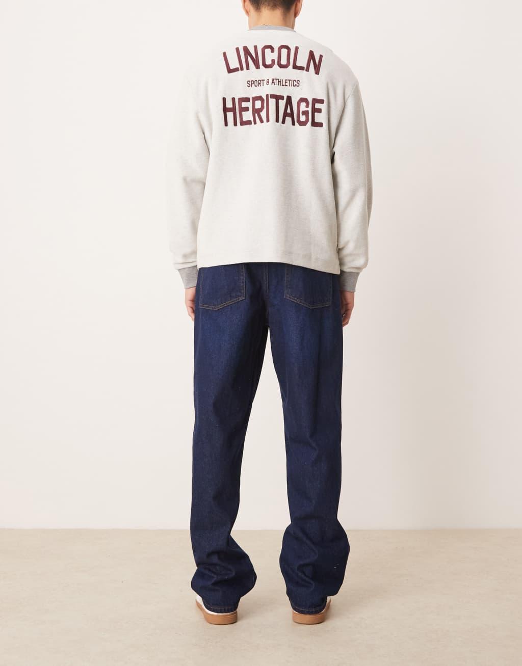 ASOS DESIGN baggy jeans in dark wash blue Product Image