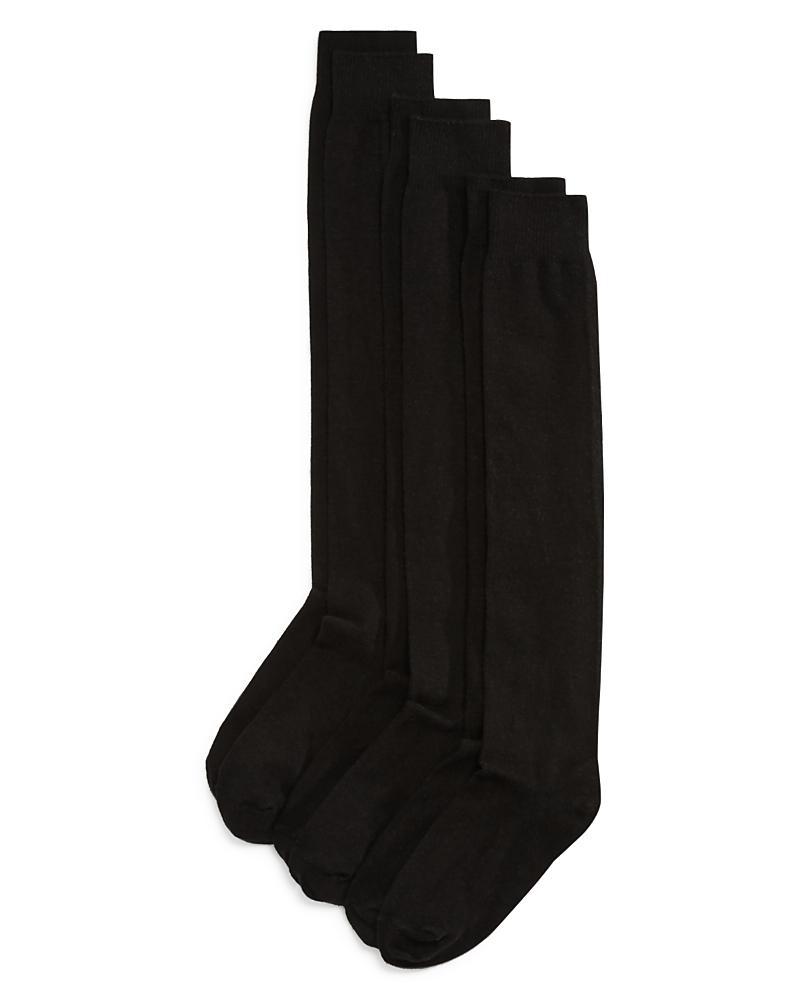 Hue Flat Knit Knee Socks, Set of 3 Product Image