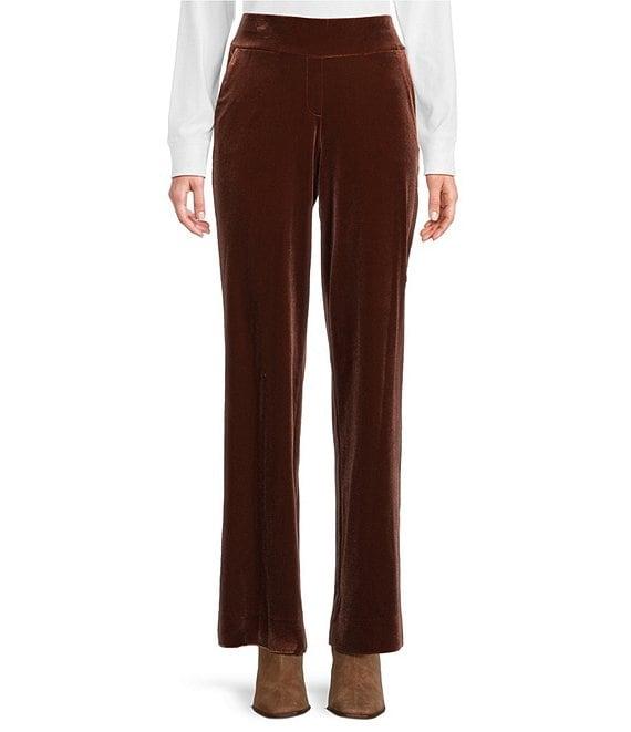 Jones New York Velour Straight Leg Coordinating Pants Product Image