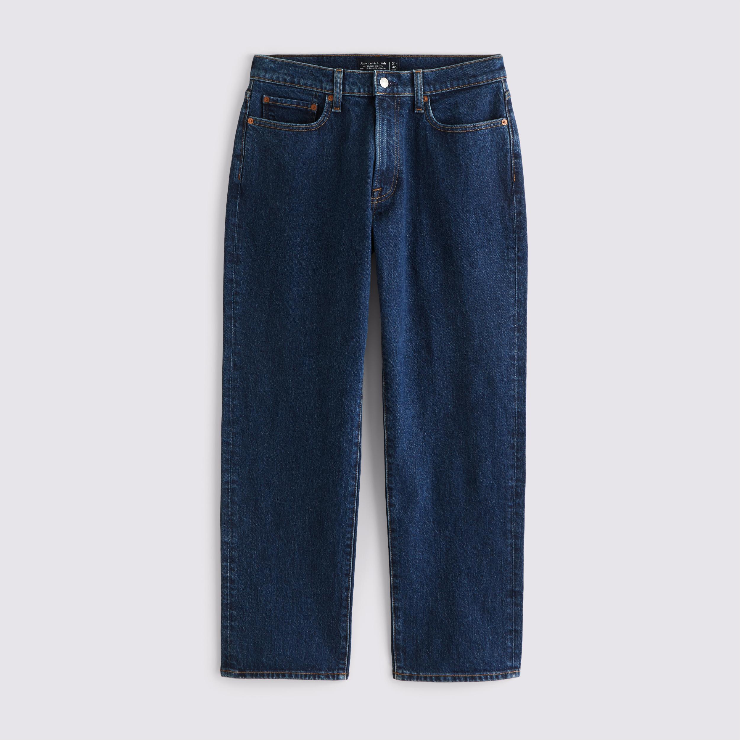 Athletic Relaxed Straight Jean Product Image