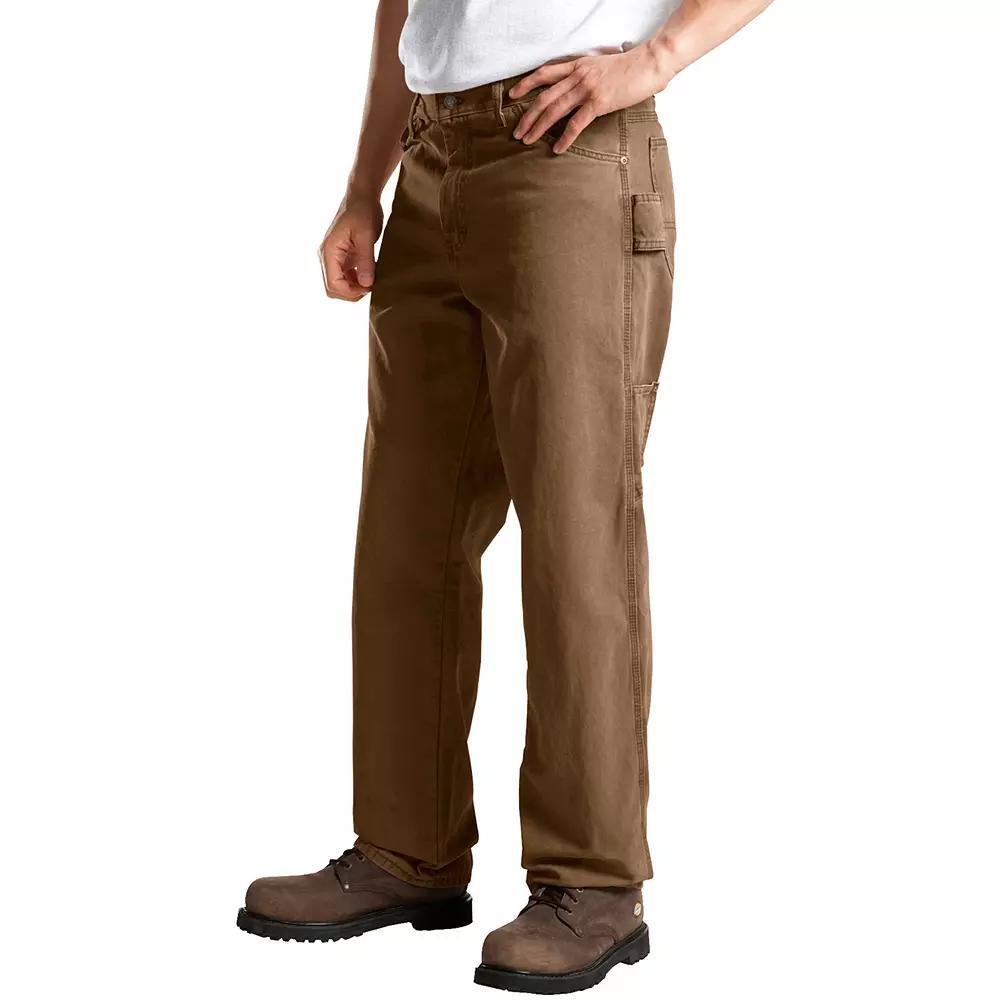 Men's Dickies Relaxed Fit Sanded Duck Canvas Carpenter Pants,  Product Image