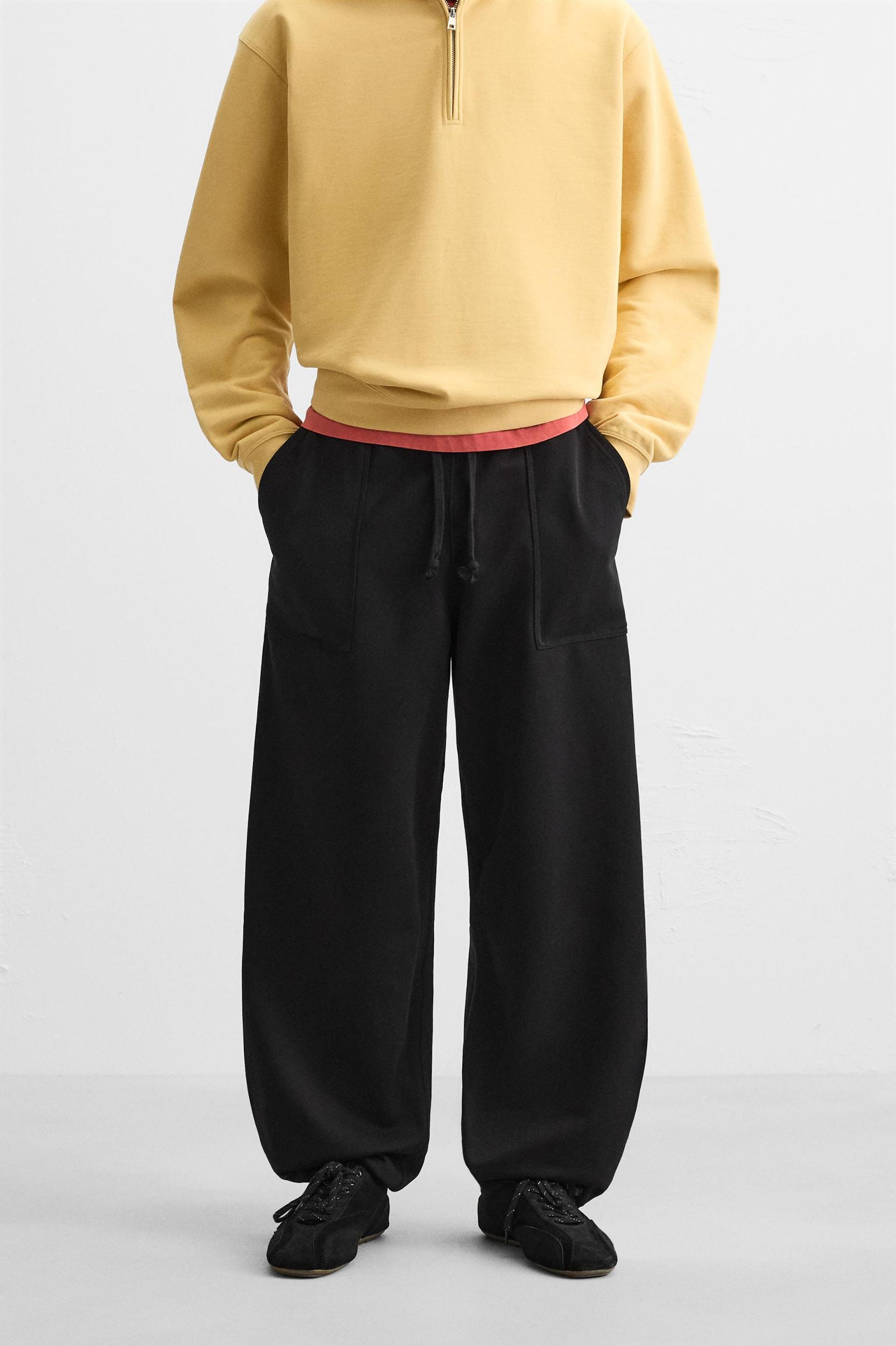 WIDE FIT JOGGER PANTS Product Image
