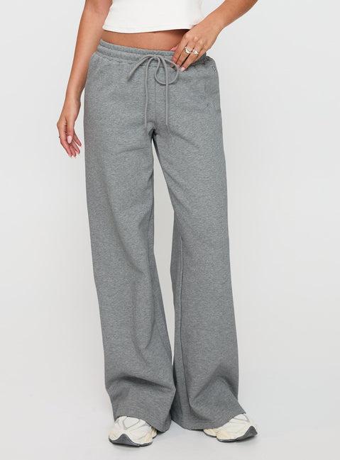 All Day Straight Leg Sweatpants Grey Marle Product Image
