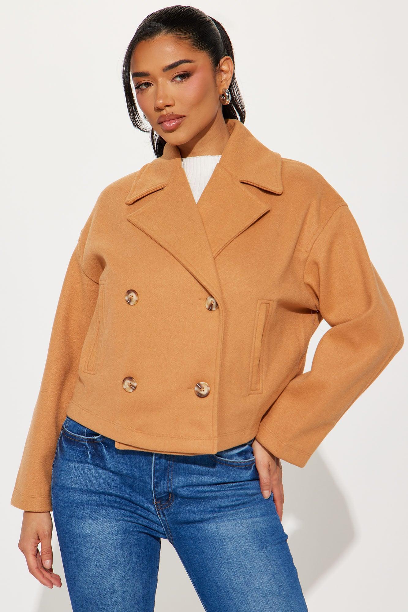 My Moment Wool Coat - Camel Product Image