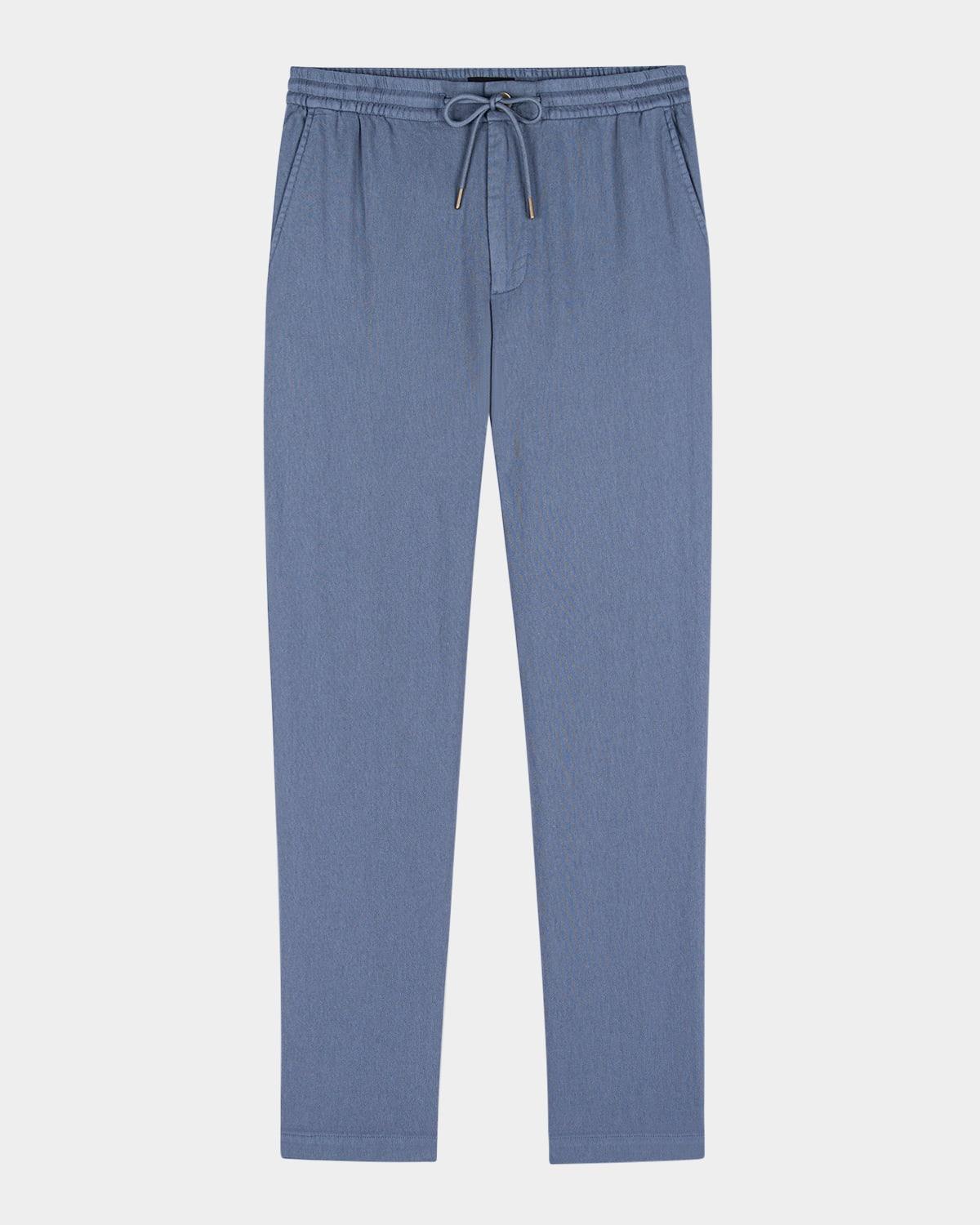 Men's Callum Cotton and Linen Drawstring Pants Product Image