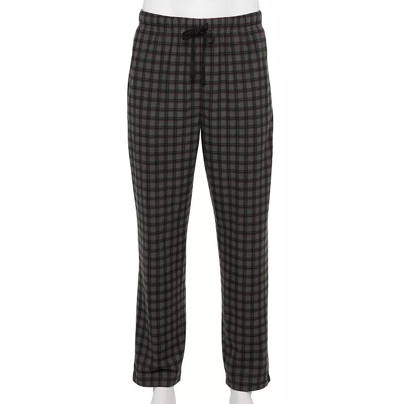 Mens Kenneth Cole Reaction Peached Knit Plaid Pajama Pants Product Image