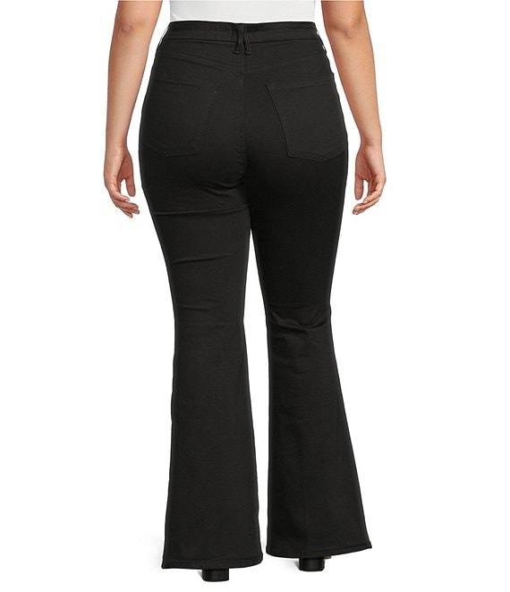 Good American Plus Never Fades Good Legs Mid-Rise Straight Leg Jeans Product Image