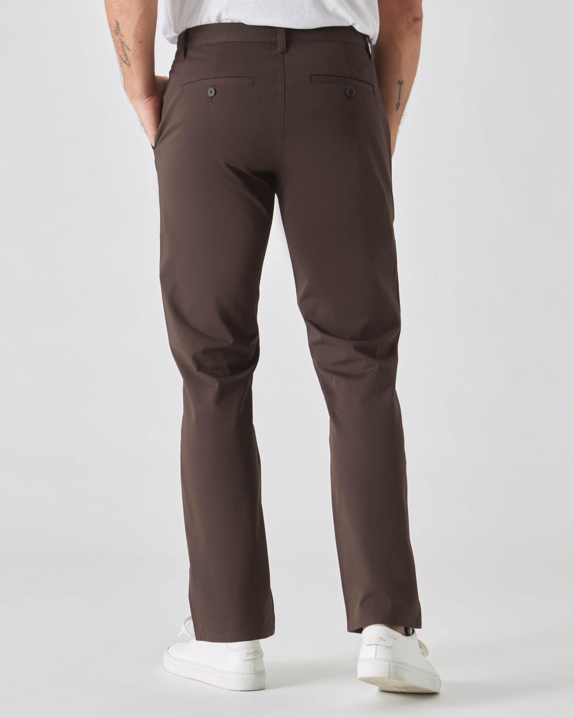 Dark Oak Straight Twill Chino Pant Product Image