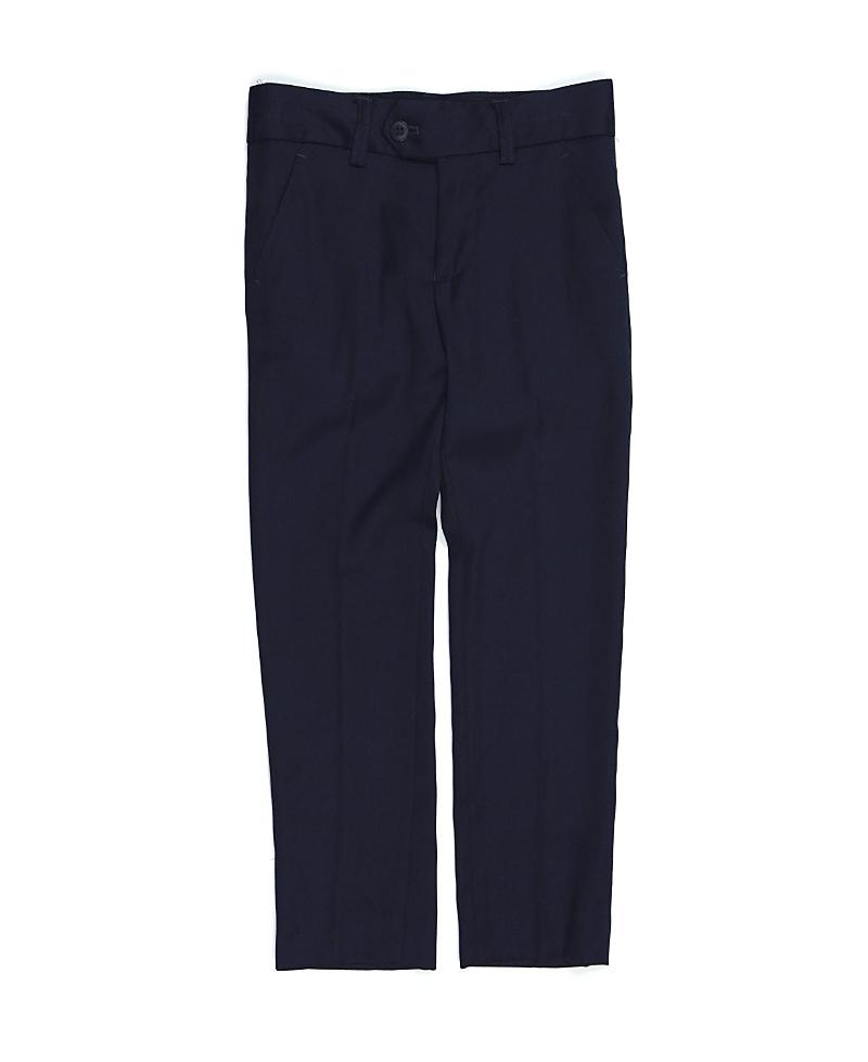 Straight-Leg Suit Pants, Navy, Size 2-14 Product Image