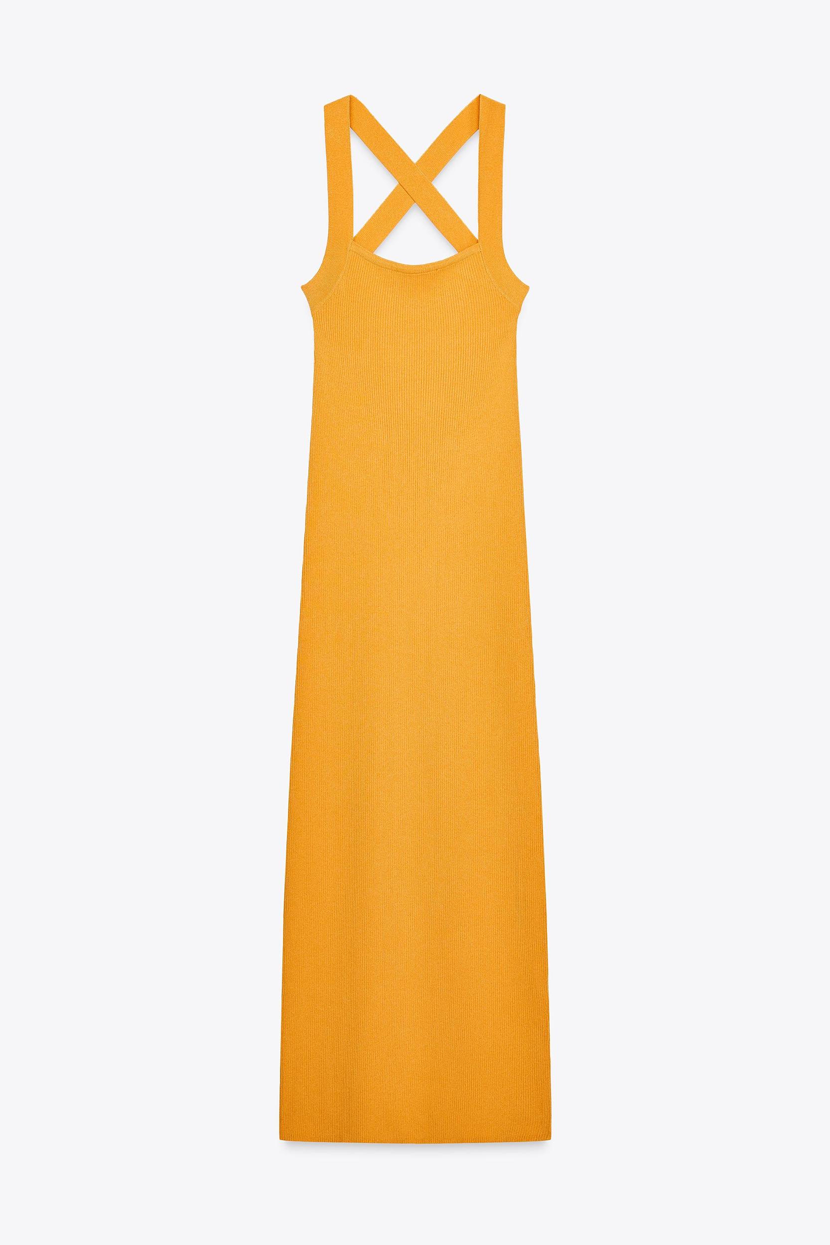 RIBBED KNIT MIDI DRESS Product Image