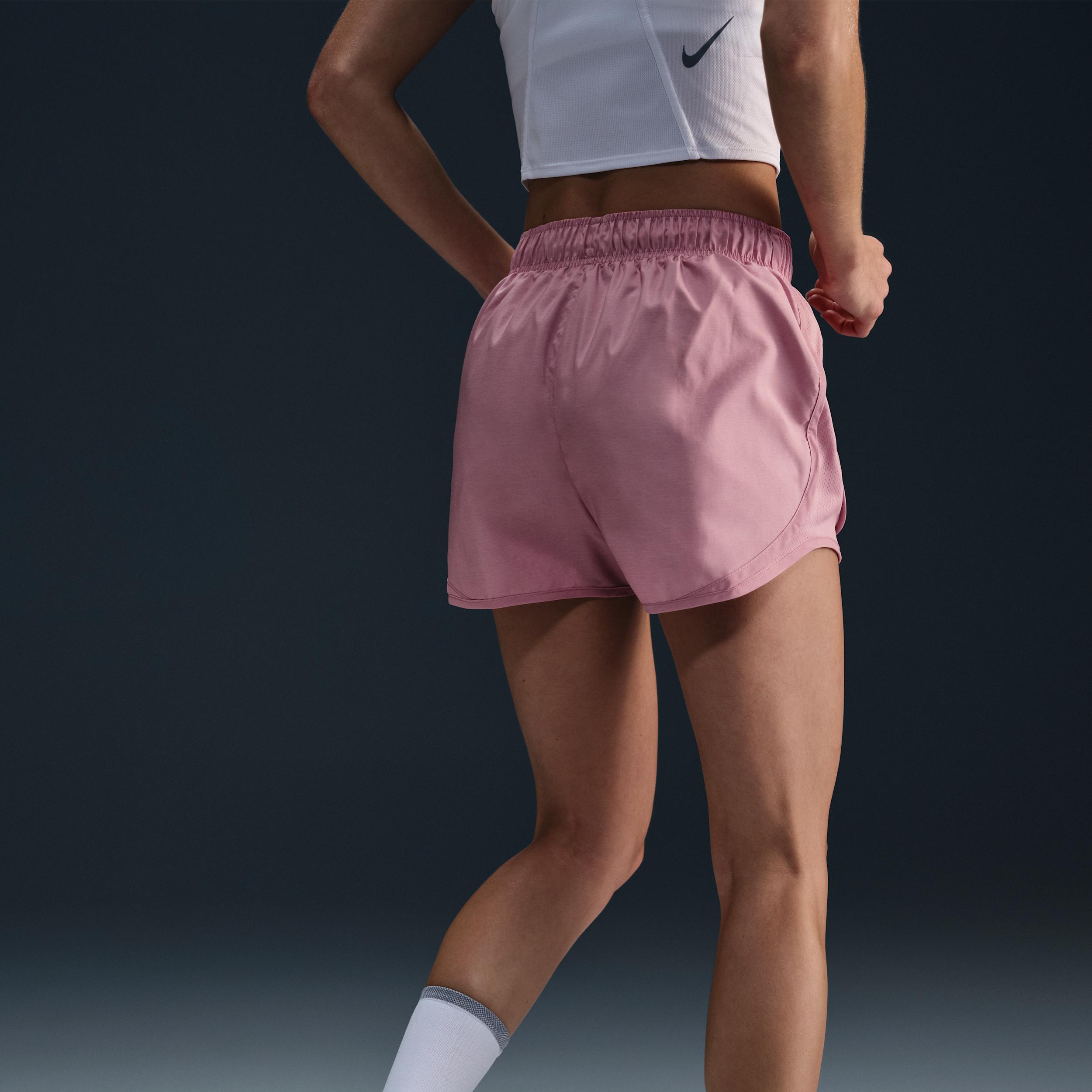 Nike Womens Tempo Dri-FIT Mid-Rise Brief-Lined Running Shorts | HM6096-017 Product Image