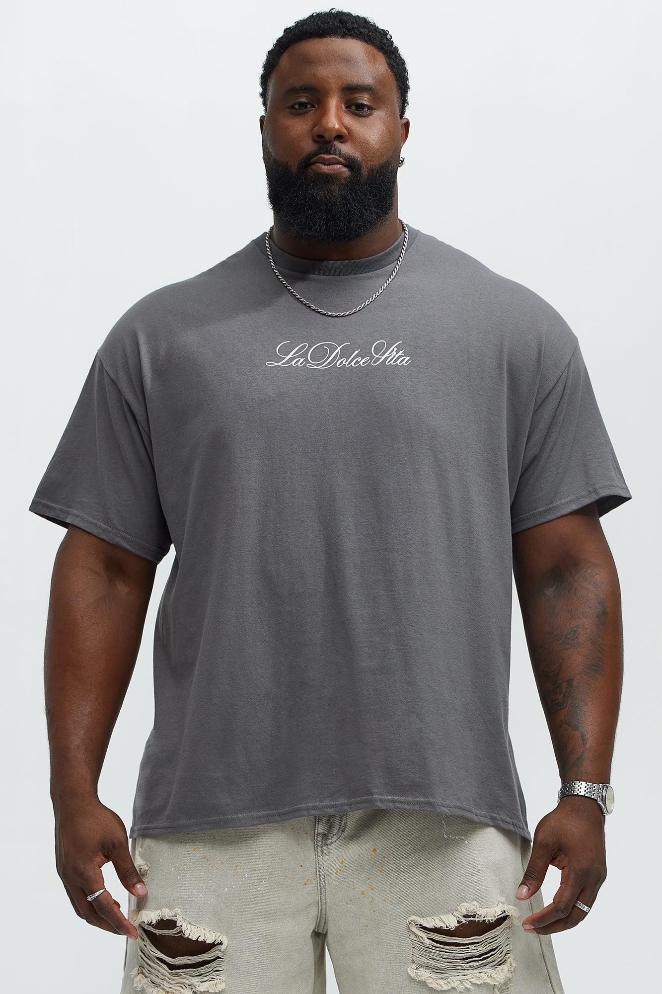 La Dolce Vita Short Sleeve Tee - Charcoal Male Product Image