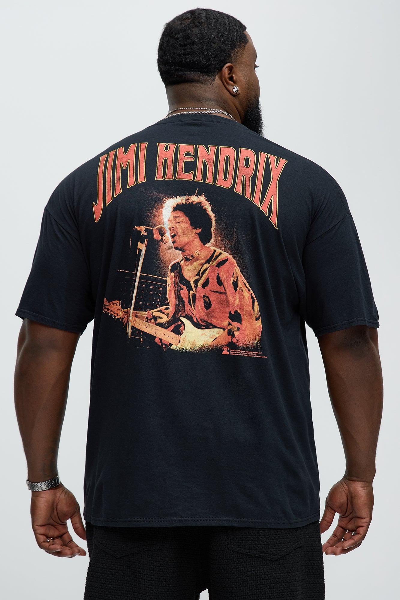 Jimi Hendrix Foxy Lady Short Sleeve Tee - Black Product Image