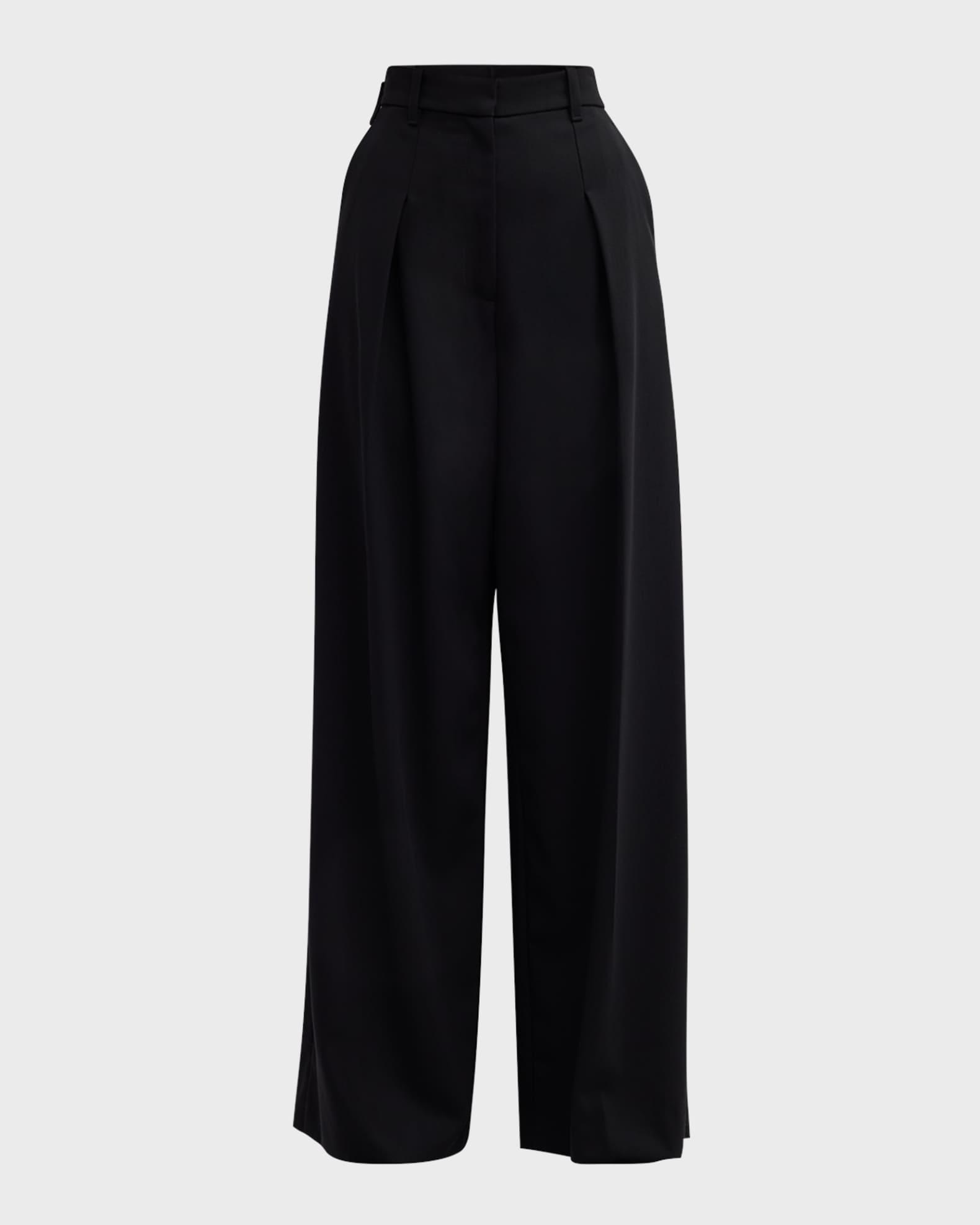 Ryder Pleated Straight-Leg Pants Product Image