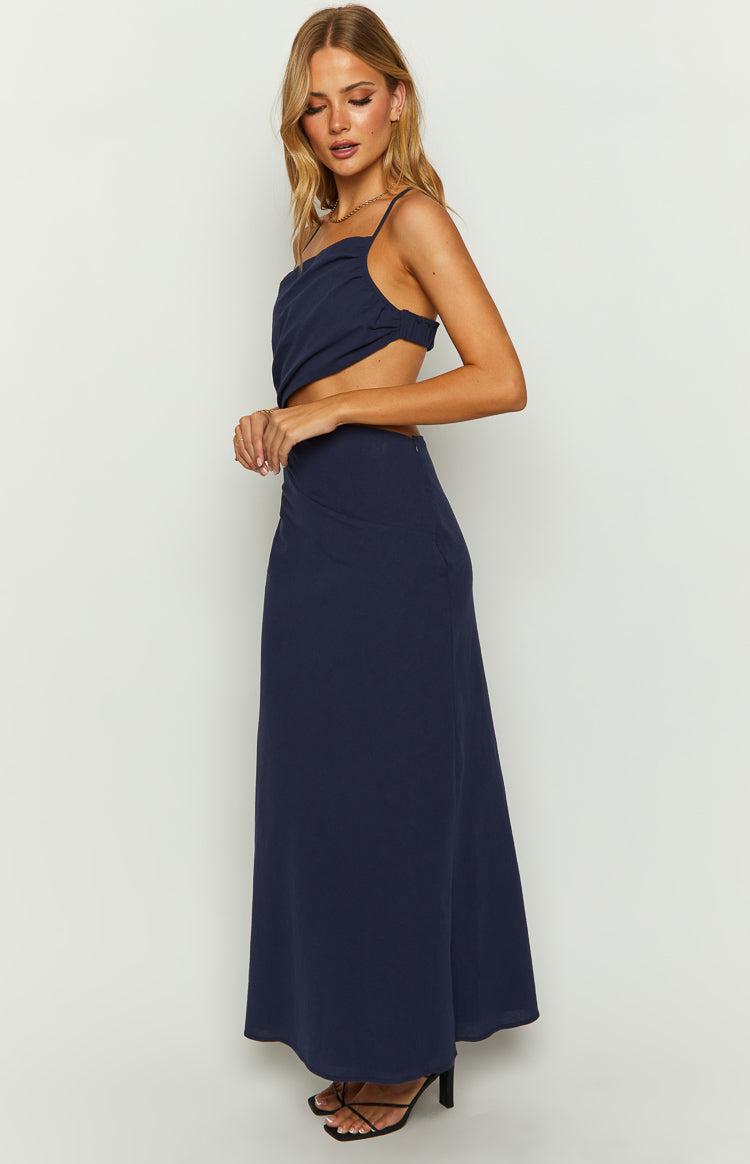 Cindy Blue Maxi Dress Product Image
